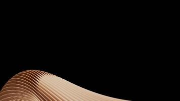 3D animation of smooth lines forming an intricate pattern that fills the frame. video