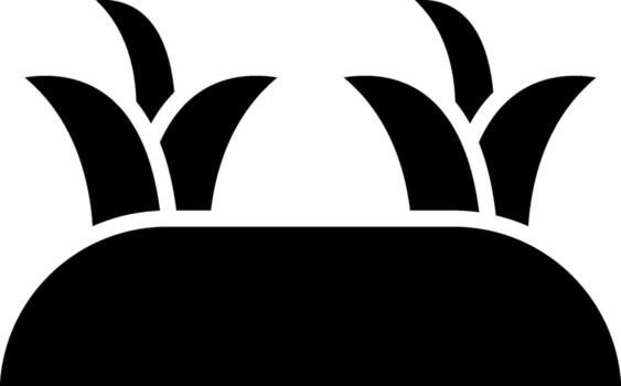 Grass Color Block Style Badge vector