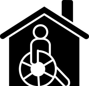 Hospice Three Dimensional Interface Shape vector