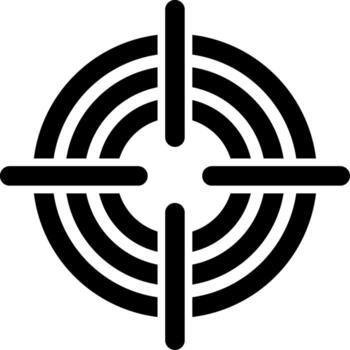 Target Subtle Clean UI Graphic vector