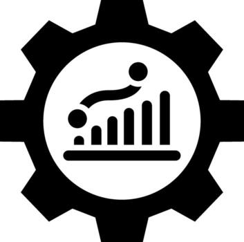 Project Management Minimal Graphic Design Visual vector