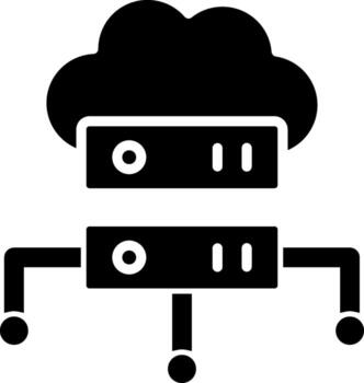 base de datos agudo lineal borde marca vector