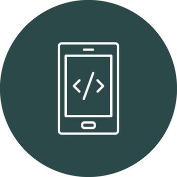 Code Solid Fill Symbol vector