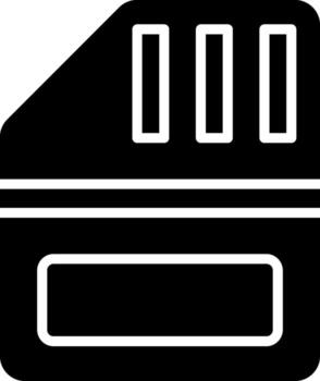 Dakota del Sur tarjeta usuario enfocado interfaz marca vector