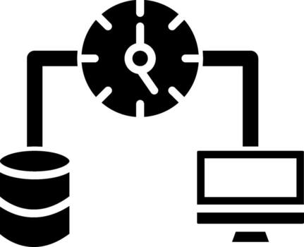 Latency Digital Abstract Tech Element vector