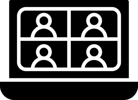 Meeting Web Based Design Element vector