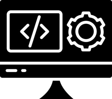 Software Engineering Futuristic Digital UI Mark vector