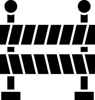 Barrier Color Block Style Badge vector