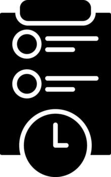 Deadline Outlined Frame Styled Object vector