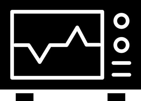 Ecg Gradient Color Style Form vector