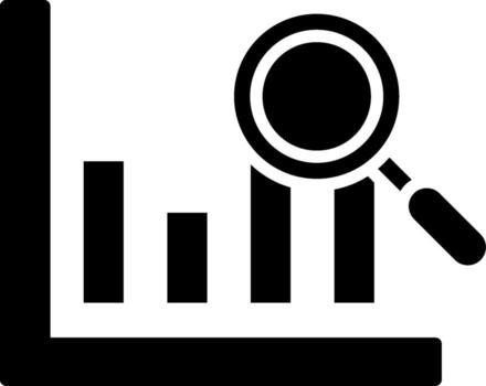 Bar Chart Neon Colored UI Symbol vector