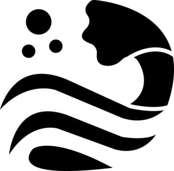 Waves Gradient Color Style Form vector