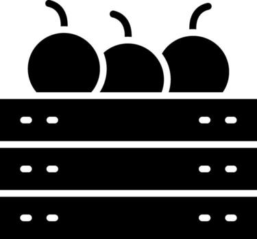 Crate Interface Linear Graphic Design vector