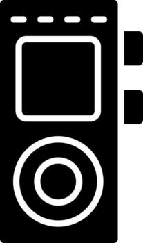 Recorder Outlined Frame Styled Object vector