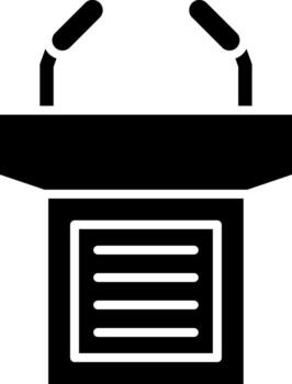 Podium Outlined Frame Styled Object vector