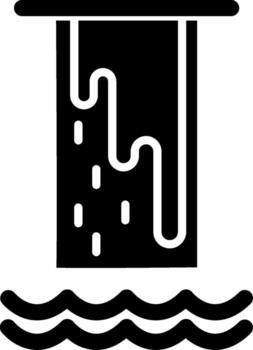 Cascade Color Block Style Badge vector