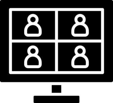 Meeting Smooth Rounded UI Symbol vector