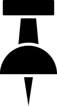 Pin Smooth Rounded UI Symbol vector