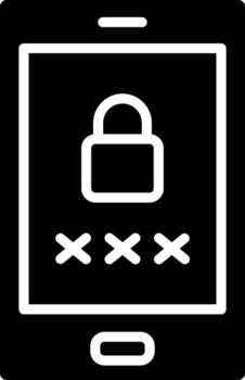 Security Code Subtle Clean UI Graphic vector