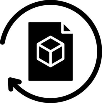 archivo Procesando Delgado estilizado gráfico forma vector