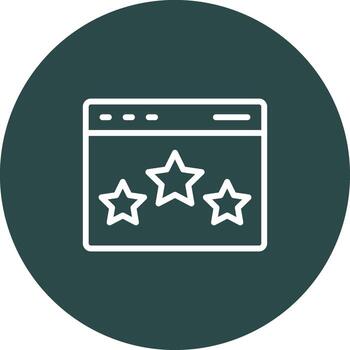 Rating Responsive App Shape vector