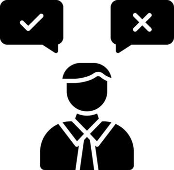 Dscision Making Modern Abstract Shape Graphic vector