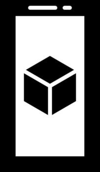 aumentado realidad ensombrecido plano estilo diseño vector