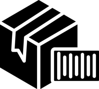 Bar Code Outlined Frame Styled Object vector