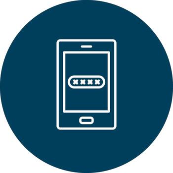 Passcode Smooth App Visual vector