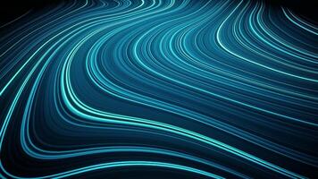 Weave lines. Abstract background. 3d render. Network connection structure 3 video