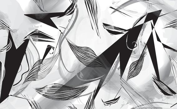 Abstract wavy lines. Beautiful seamless watercolor texture. Endless pattern Flowing waves abstraction. Modern background for web site business graphics. vector