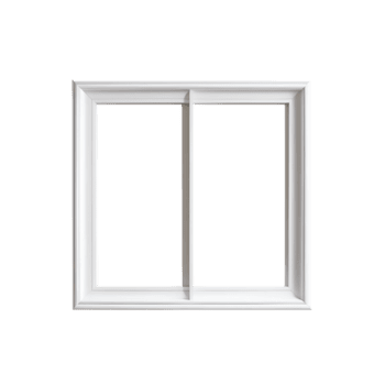 modern vit glidning fönster ram isolerat med transparent bakgrund för design projekt och prototyper png