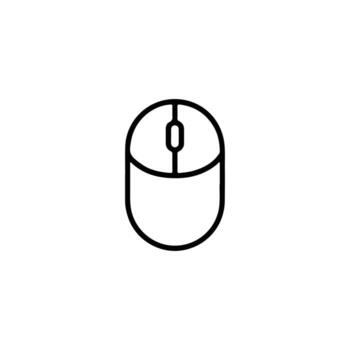 computadora ratón, un señalando dispositivo para ordenadores vector