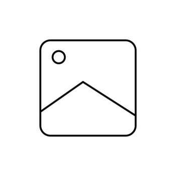 Art of simple image icon with mountain for design vector