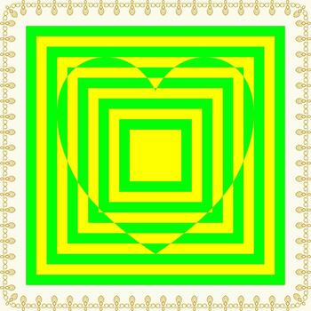 un sutil corazón forma es sin problemas mezclado dentro el patrón, agregando un simbólico toque vector