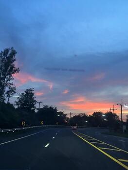 When driving view photo