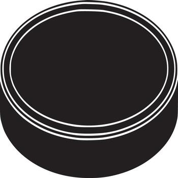 isométrica ver de un negro circular envase con blanco líneas en un blanco antecedentes diseño Arte vector