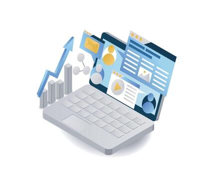 atractivo contenido a sitio web vector