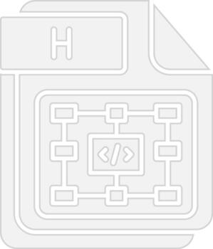 H User Interface Mark vector
