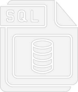 SQL Pastel Sketch Mark vector