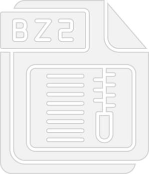 bz2 suave ui símbolo vector