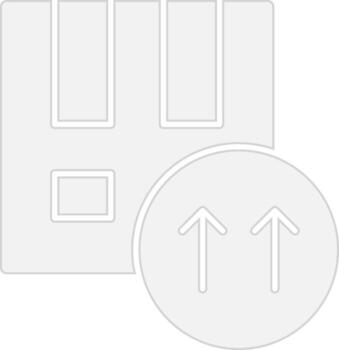 Side up Modern Interface Badge vector