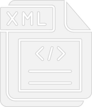 XML Handcrafted UI Symbol vector