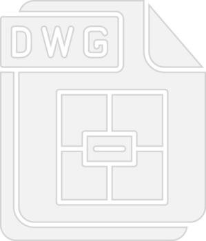 DWG Thin Line Element vector