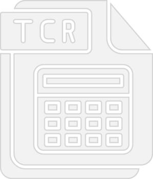 TCR Subtle UI Graphic vector