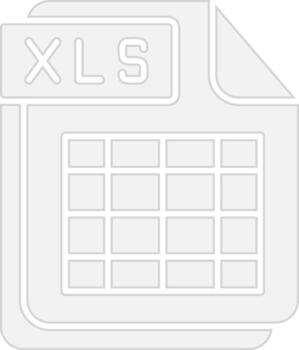 XLS Sharp Edge Visual vector