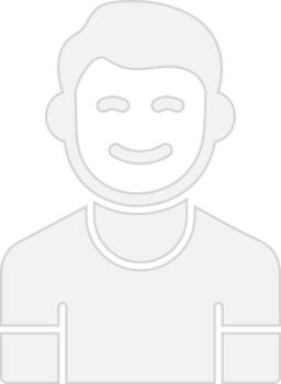 Man 3D Interface Shape vector