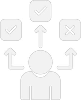 Decision choice Custom Line Element vector