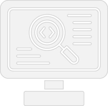 Code Review Hand-Drawn Sketch Symbol vector