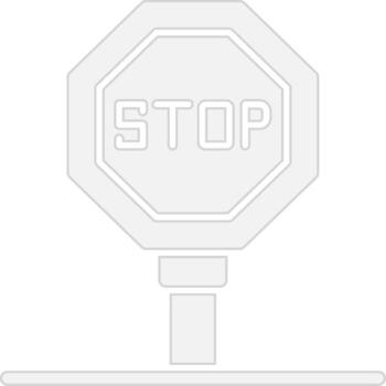 Stop Signal Abstract UI Visual vector